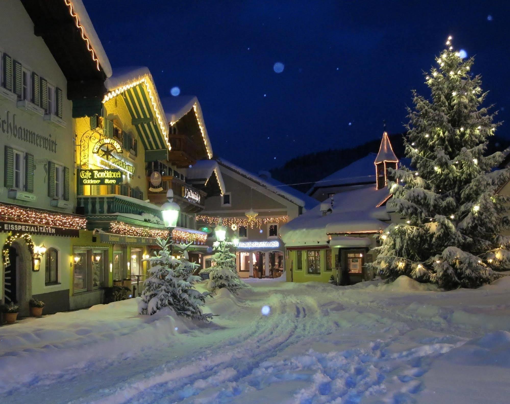 Hotel Goldener Stern Abtenau Exterior foto