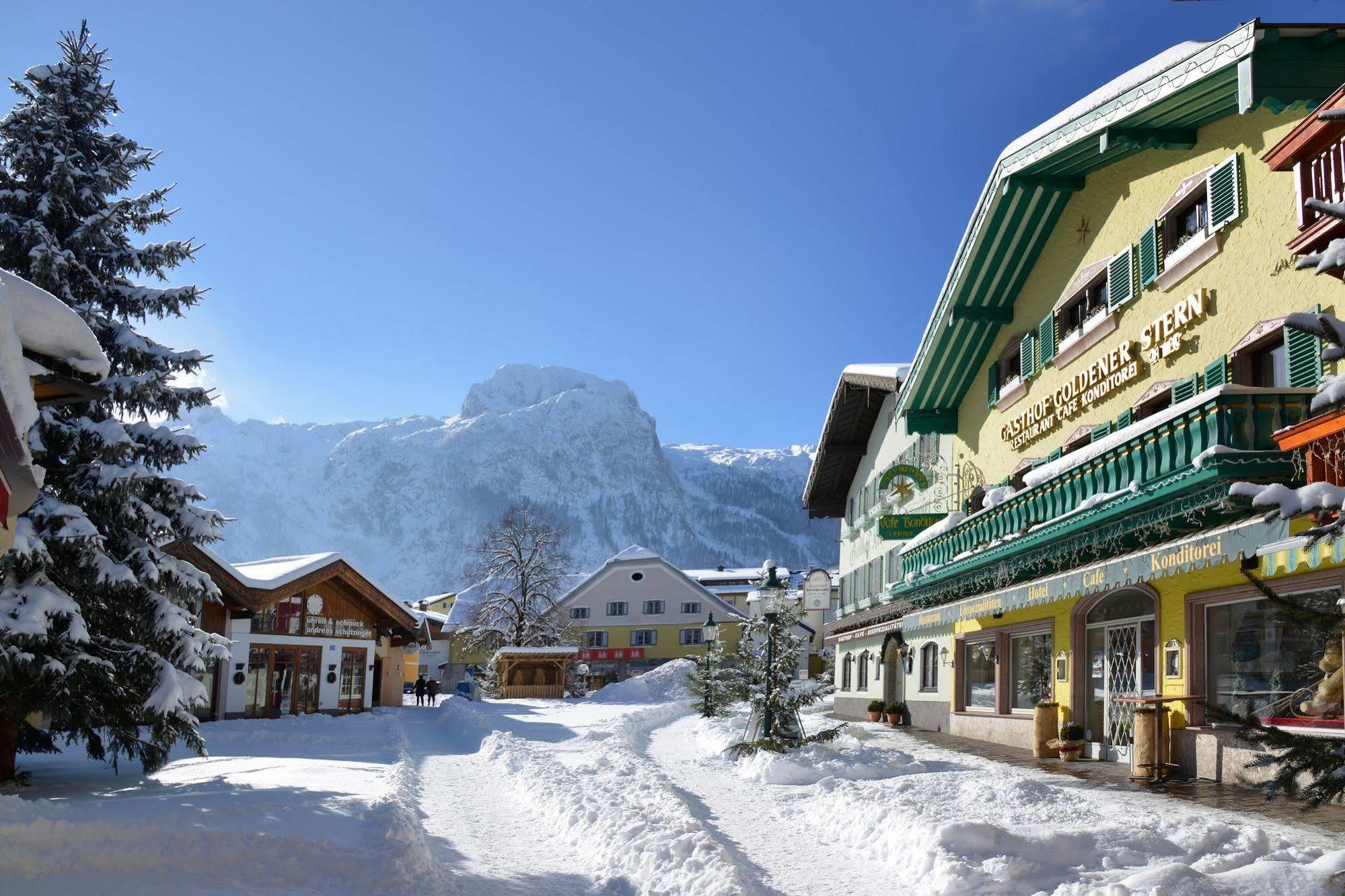 Hotel Goldener Stern Abtenau Exterior foto